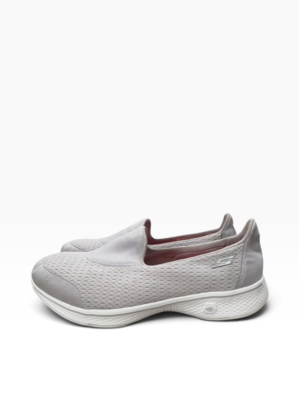 Skechers Slip-On Sneakers in Light Gray